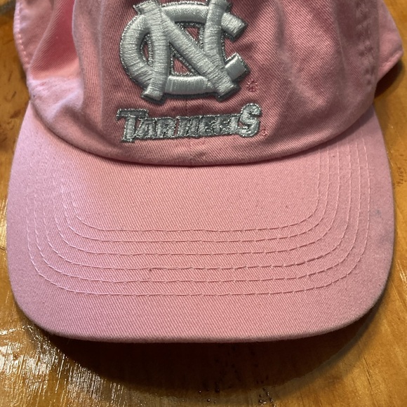 University of North Carolina Tarheels Pink Embroidered Baseball Cap Hat - Picture 10 of 11